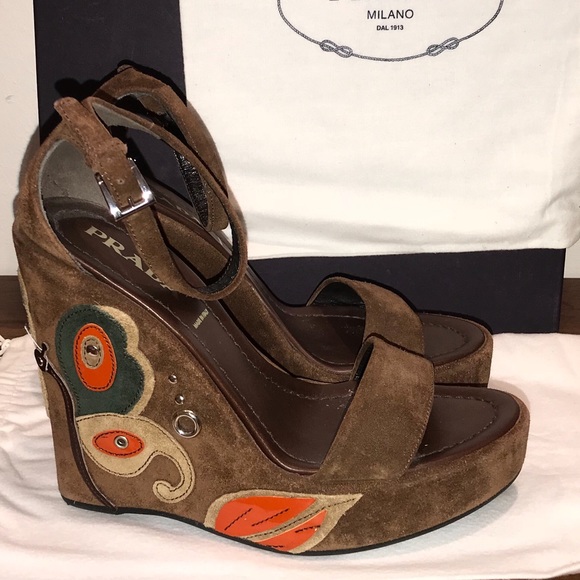 CALZATURE DONNA PRADA PLATFORM - Picture 1 of 8